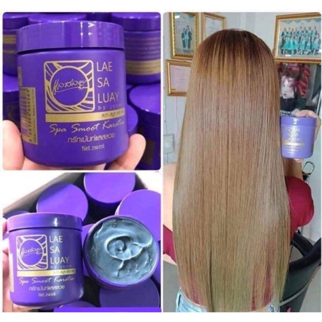 [ BPOM ] LAE SA LUAY HAIR SPA SMOOTH KERATIN / MASKER RAMBUT / CREAMBATH / KERATIN / HAIR TREATMENT