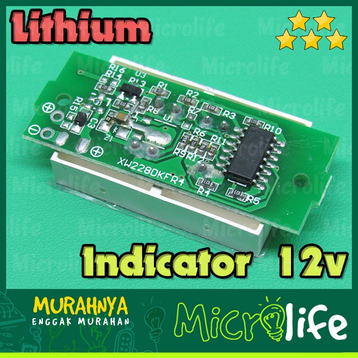 LITHIUM BATTERY INDICATOR 12V