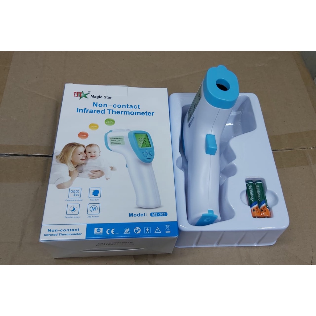 Thermometer Tembak Infrared / Cek Suhu tubuh / Magic Star