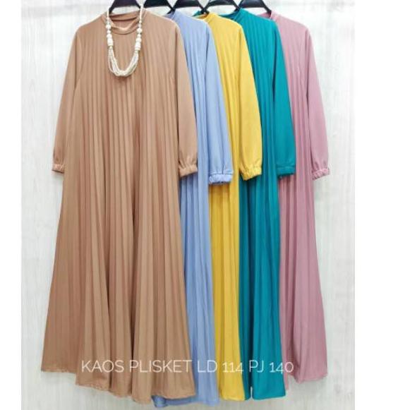 GAMIS PRISKET LENGAN PANJANG // BAHAN HYGET PREMIUM // GROSIR ALANAJAYA