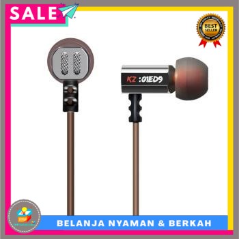 Knowledge Zenith Earphone 3.5mm dengan Mic - KZ-ED9