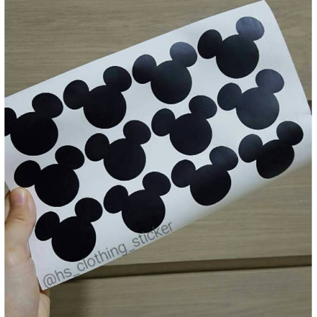 

sticker mickey cutting sticker