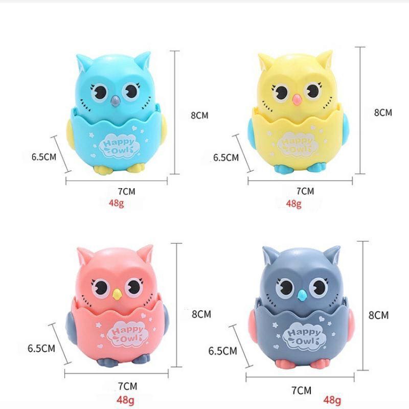 BabynKids -  Mainan Anak Edukasi Owl Burung hantu Mainan binatang lucu mainan hewan bisa jalan tidak pakai baterai  / Mainan Happy Owl / Mainan Anak Edukasi