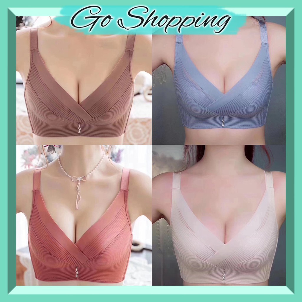 GO! BR487 Sport BH Bra Push Up Style Senam Zumba Yoga Pakaian Dalam Olahraga Wanita Import