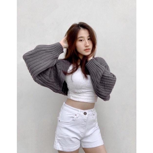 CANDY SHORT OVERSIZE CROP TOP BALERO/CARDIGAN CROP OUTER RAJUT