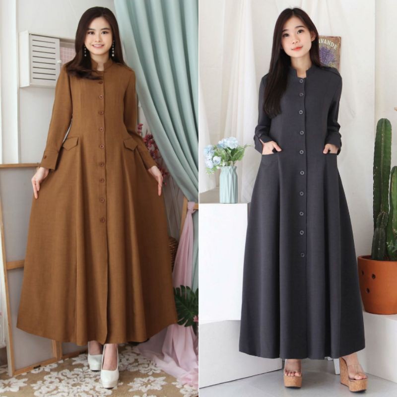 baju gamis wanita dress muslim terbaru GAMIS B&V Gamis Dinas Gamis PNS Gamis PDH Gamis Pemda Wa baju