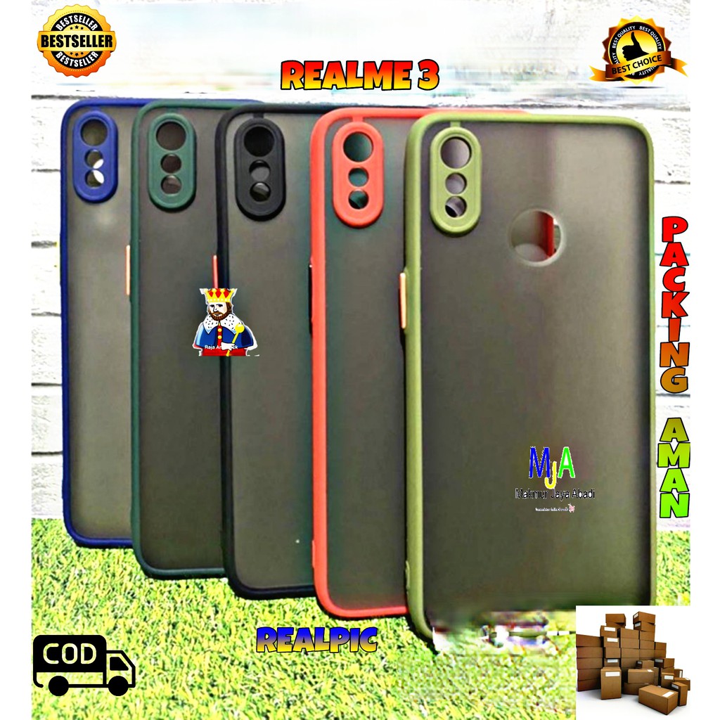 SOFTCASE REALME 3 - CASE MATTE FULL COLOUR MY CHOICE BUMPER CASE PELINDUNG KAMERA