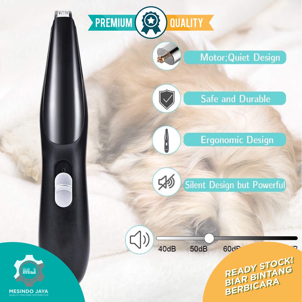 Alat Cukur Hewan USB + LED peliharan Pet Clipper anjing kucing paw clipper mini CUKURAN BULU PET PAW TRIMMER