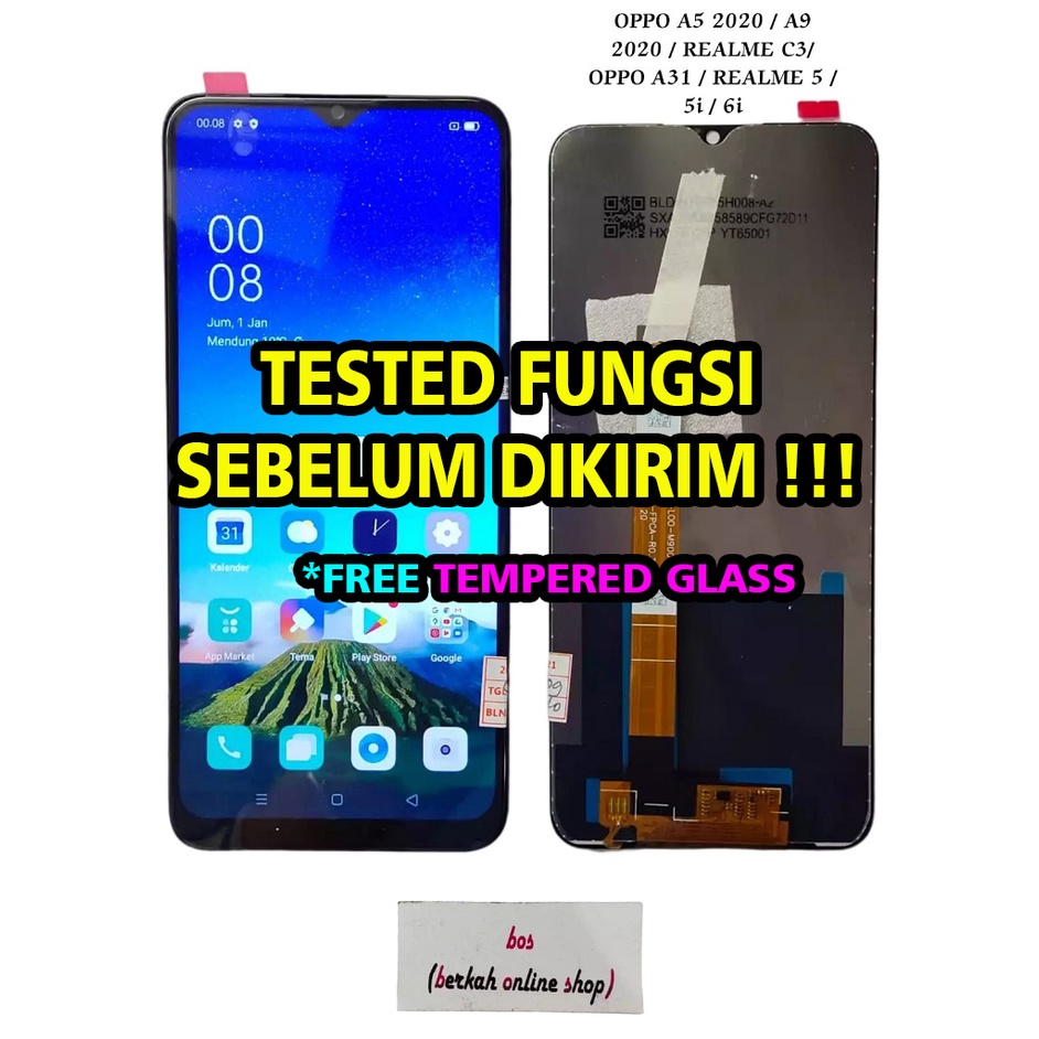 LCD OPPO A5 2020 / A9 2020 / A31 2020 / REALME 5i / REALME C3 / REALME 5 UNIVERSAL