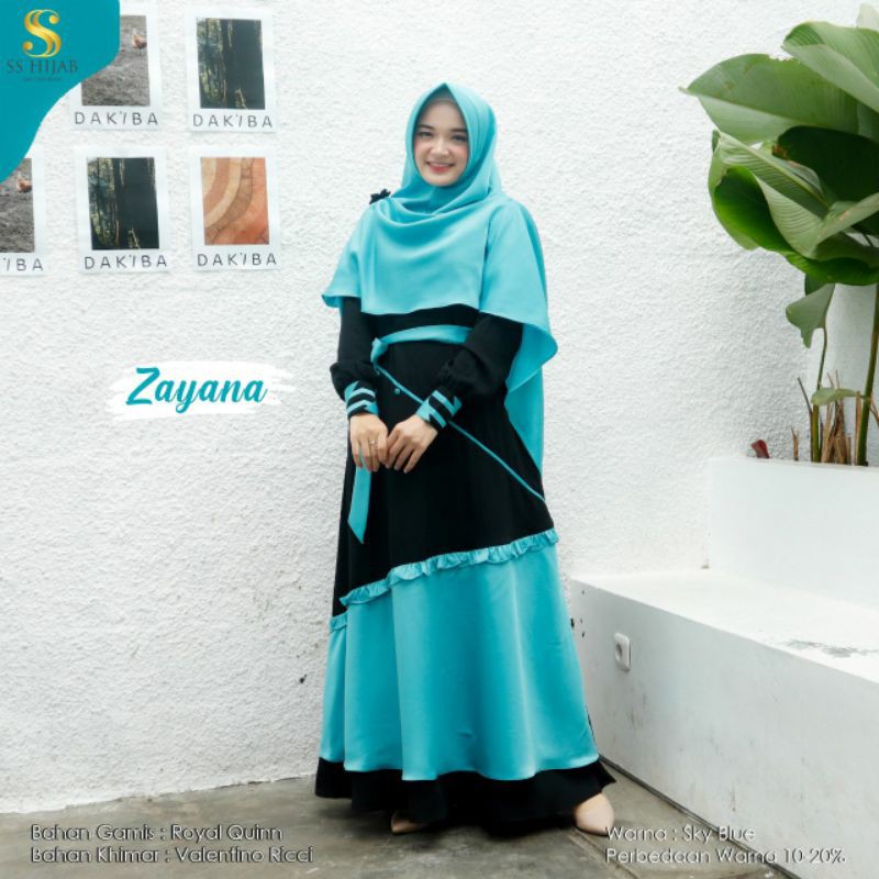 Gamis Set Hijab Dan Bros zayana
