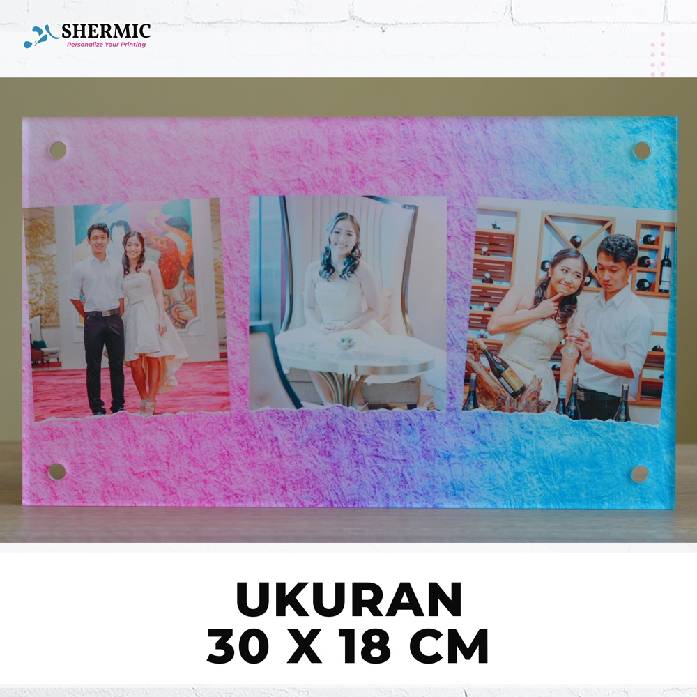 CETAK CUSTOM PRINT UV FRAME FOTO HIASAN AKRILIK ACRYLIC NOMOR ALAMAT RUMAH