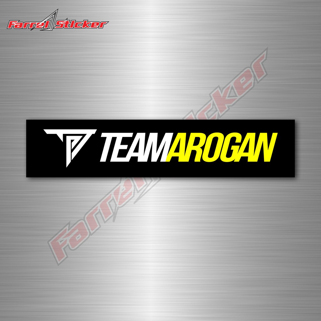 Stiker tim arogan sticker team arogan panjang