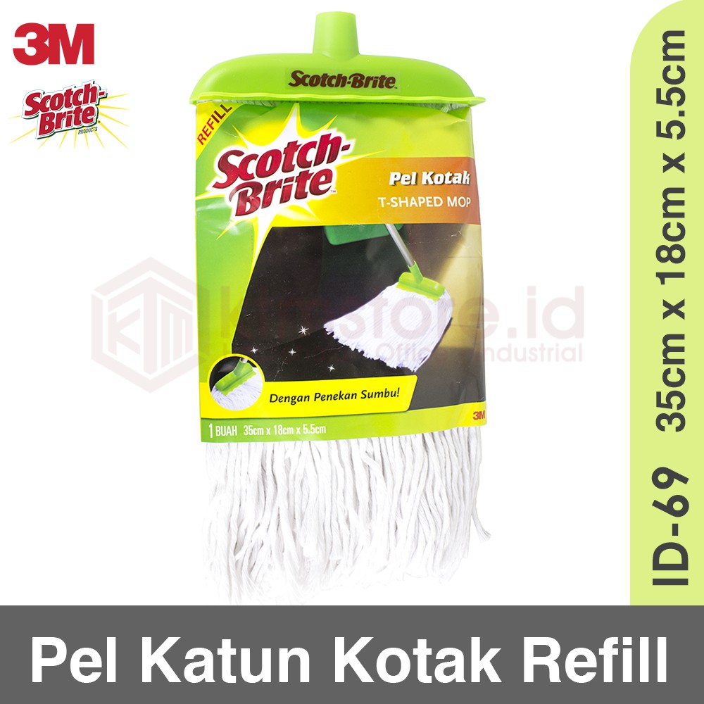 Ktmstore 3M Scotch-Brite Pel Katun Kotak Medium REFILL ID-69