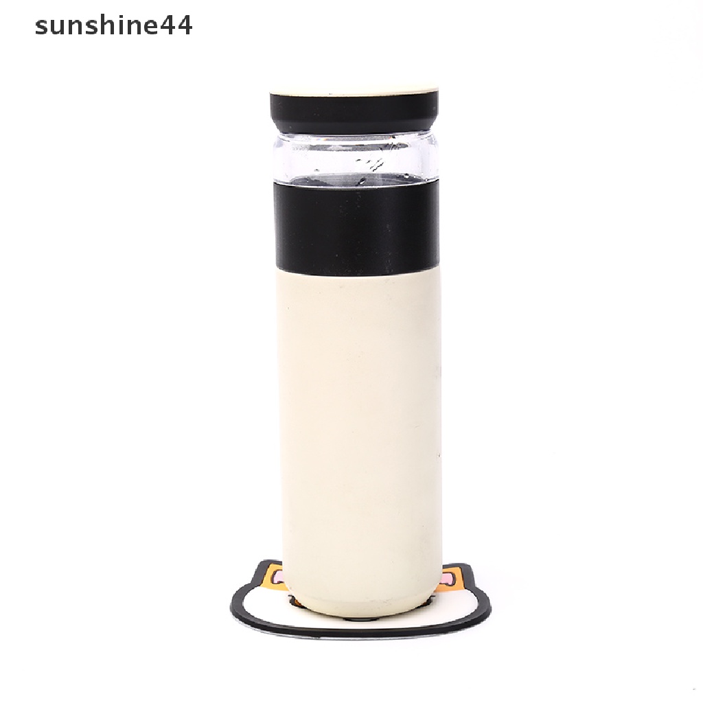 Sunshine Alas Piring / Mangkuk / Gelas / Botol Susu Bahan Silikon Anti Slip Motif Kartun Kucing