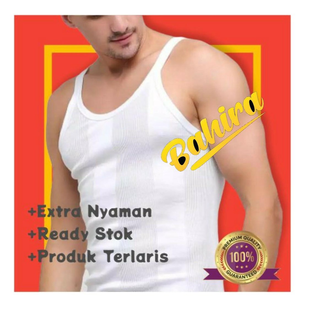 Kaos Singlet Pria Kaos Dalam Pria Remaja Dewasa Putih Nugros Kaos Dalaman Pria Murah