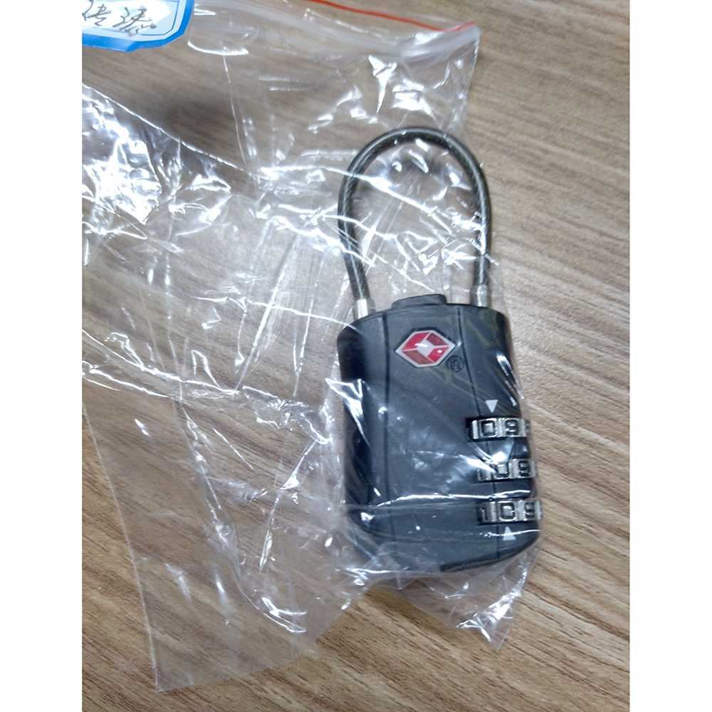 TRAVELSKY Gembok Koper TSA Padlock Kode Angka 3 Digit - TSA07