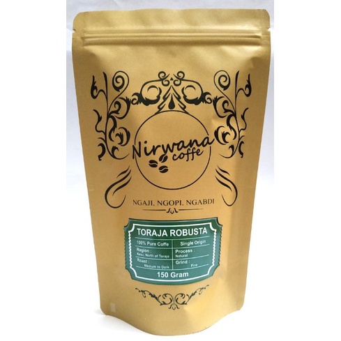 

NIRWANA COFFEE Toraja Robusta 150gram