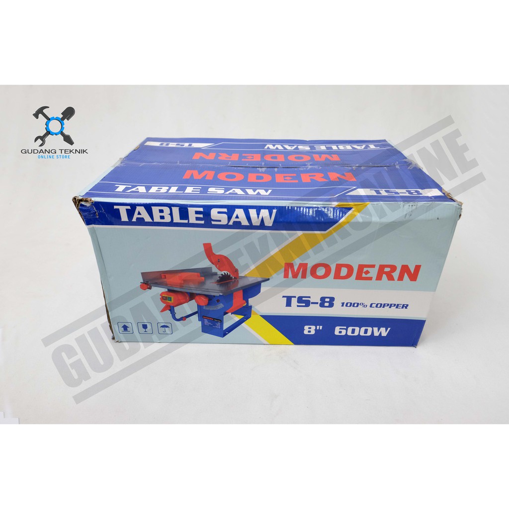 Modern TS-8 / Table Saw Modern TS 8 / Meja Potong Modern 8Inch Gergaji Kayu Circular Saw Modern TS8