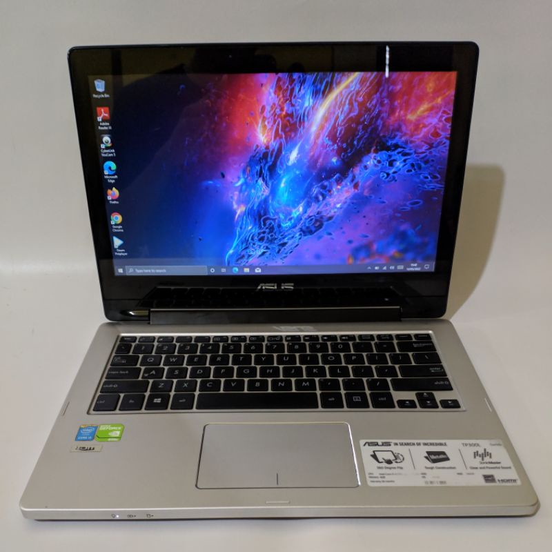 laptop Touchscreen lipat asus Transformer TP300L - core i5 - Dual vga Nvidia GeForce 820m ram 8gb