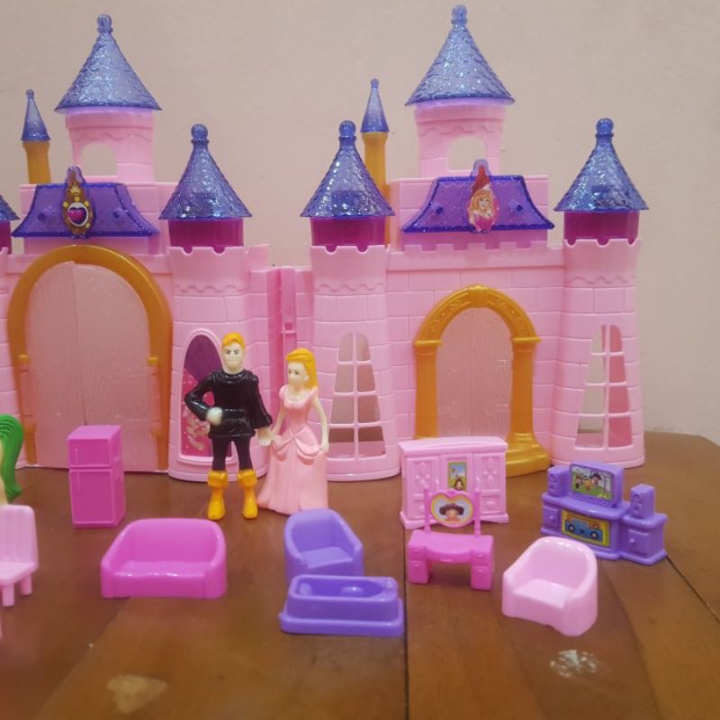 Mainan Rumah Castle Take Me Home My Castle - Mainan Ruma Rumahan - Mainan Castle Anak Motif Frozen