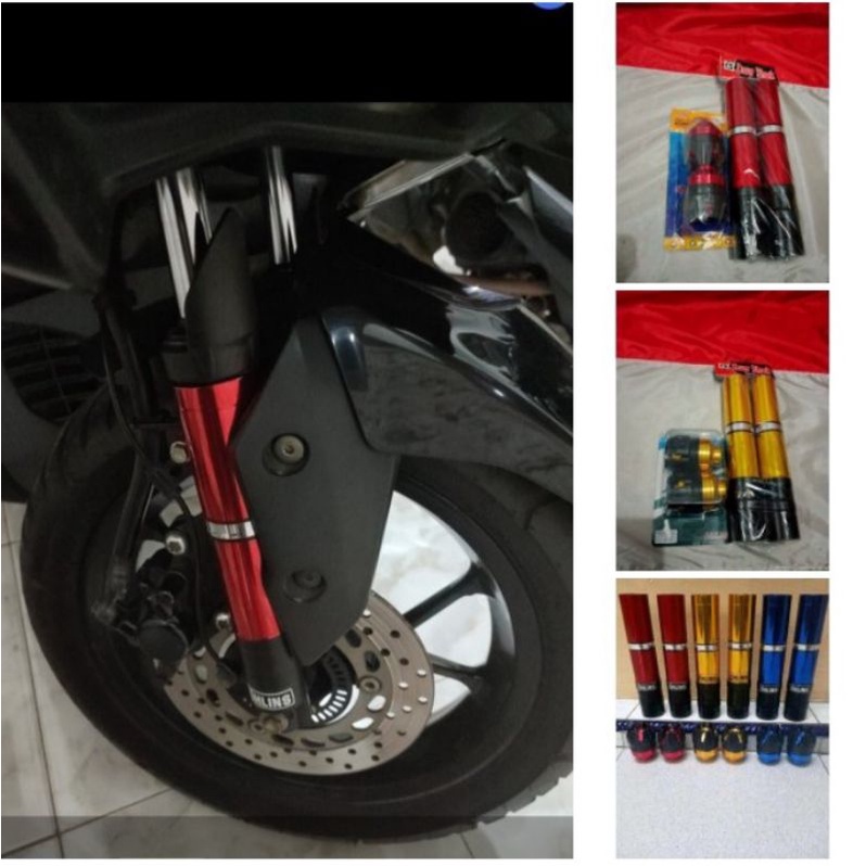 COVER SHOCK DEPAN YAMAHA AEROX PLUS JALU AS RODA DEPAN
