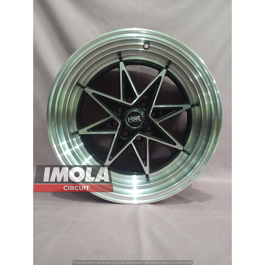 Pelek mobil racing Celong Brio R16 tipe HSR Starlight Ring 16 Avanza