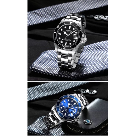 Jam Tangan Homage Submariner Loreo Automatic Original
