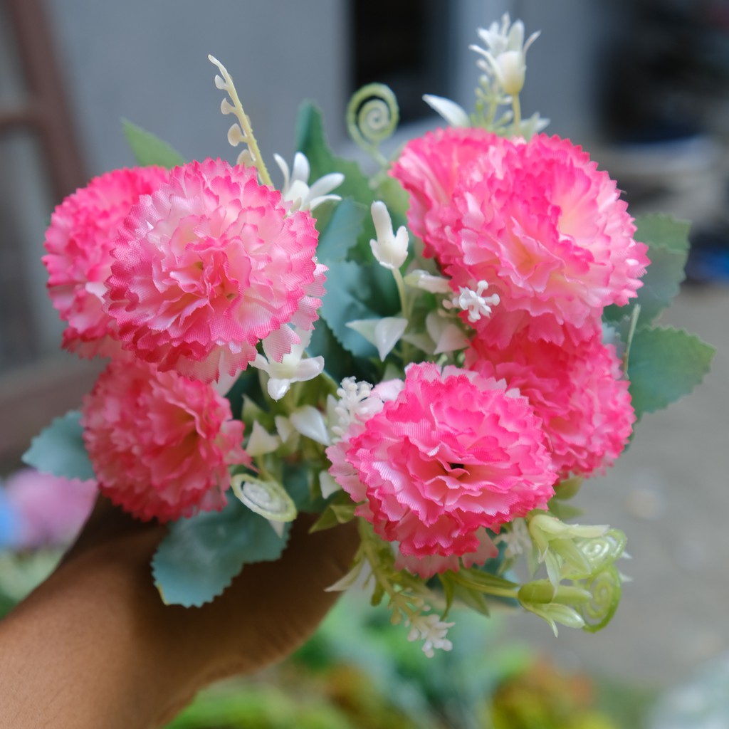 BUNGA PLASTIK | BUNGA ARTIFICIAL CARNATION MEDIUM