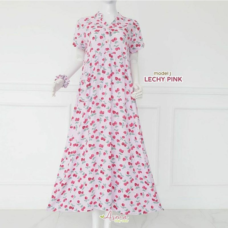 MODEL J LECHY PINK Homedress Daster Asma daily wear Asma dailywear Asmadailywear