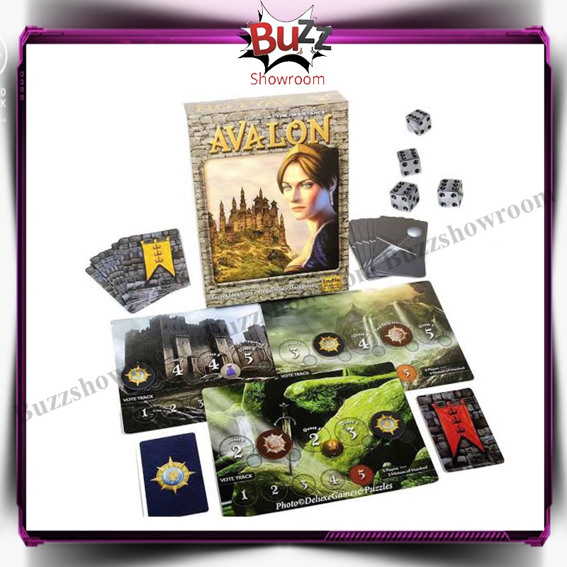 Avalon the resistance game card board Indie games English