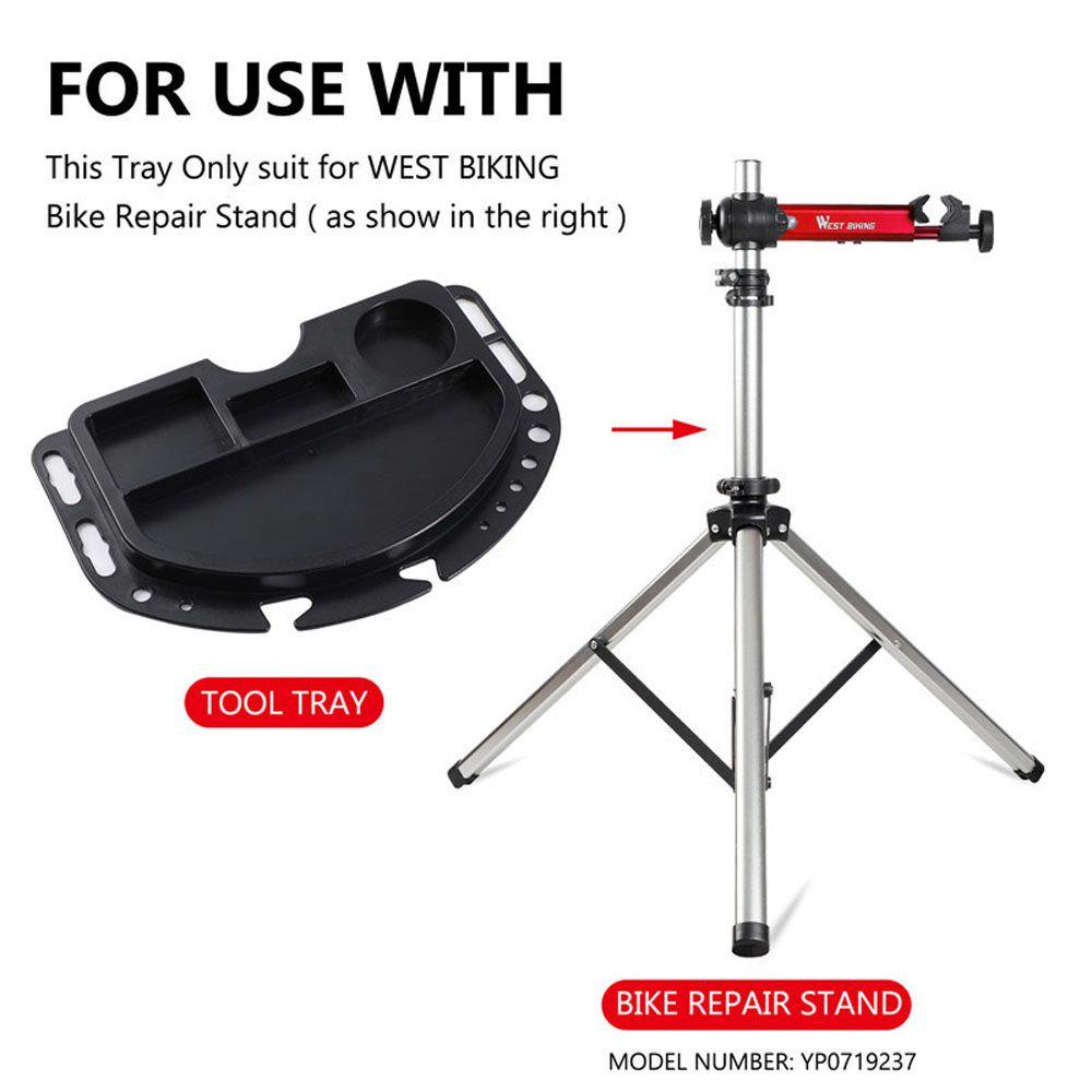 Lanfy Sepeda Perbaikan Berdiri Profesional Adjustable Penyimpanan Aksesoris Display Tray Bersepeda Perbaikan Berdiri Alat Pemeliharaan Sepeda