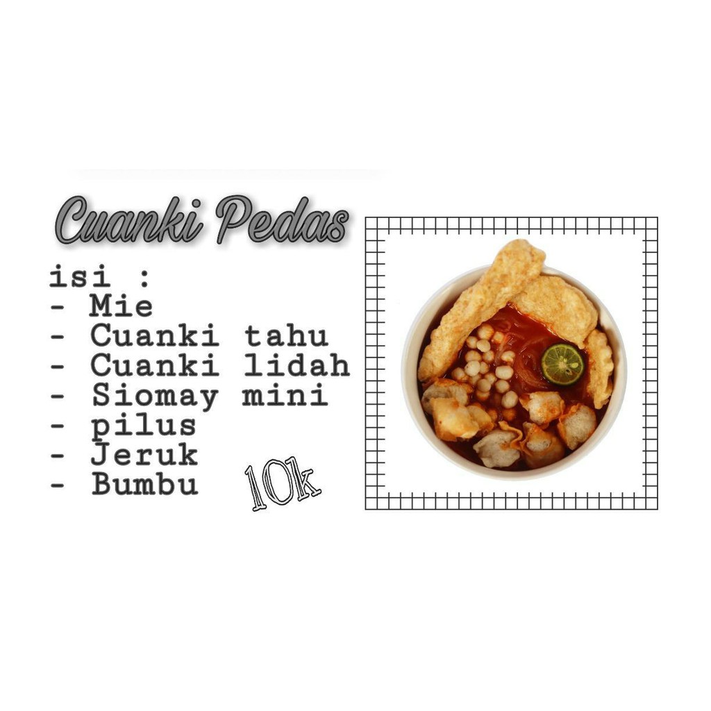 

CUANKI PEDAS | CUANKI INSTAN