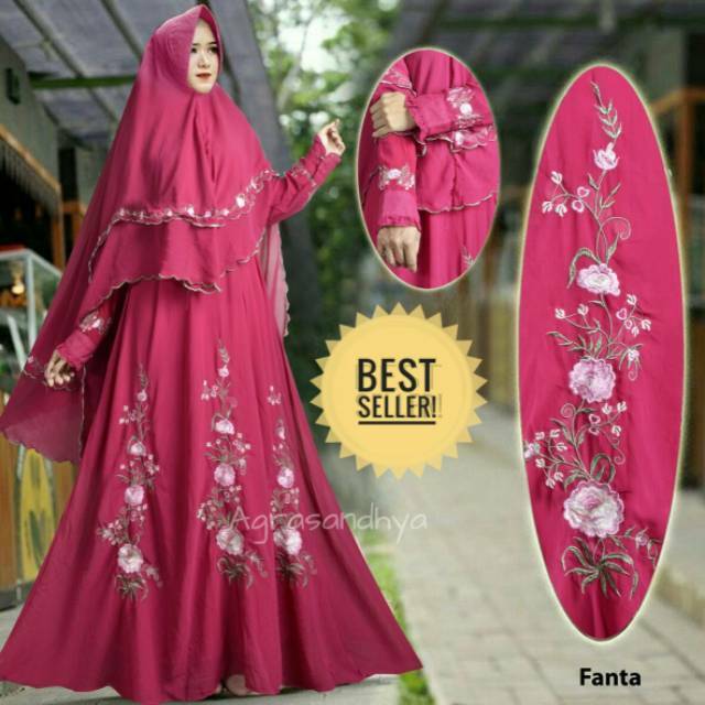 Baju butik arbella syari cerutty gamis fashion hijab busana muslim pesta xl arabella murah tk