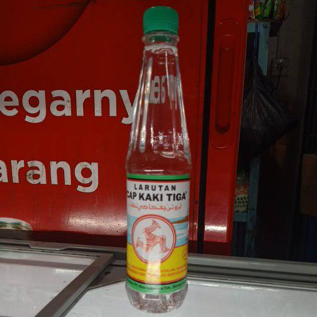 

Larutan botol cap Kaki Tiga 500ml