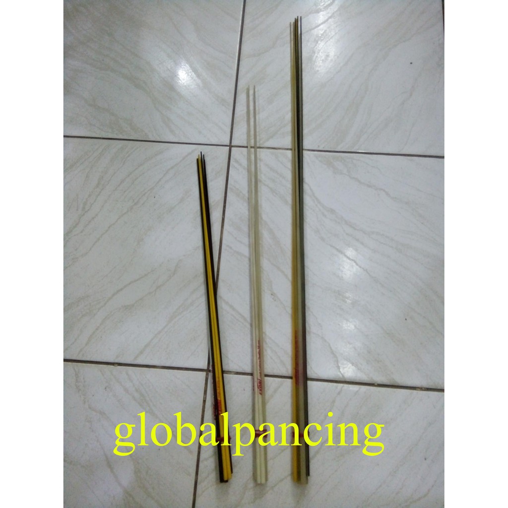 Fiber ujung joran pancing