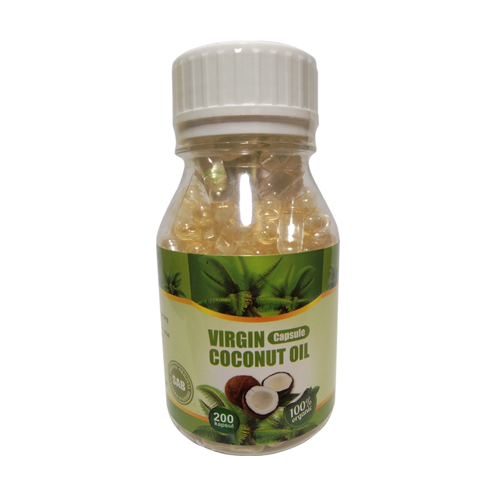 Kapsul VCO Extra Virgin Coconut Oil 200 Kapsul Original