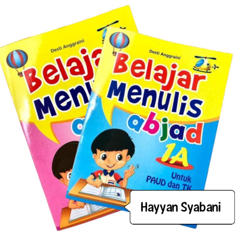 BUKU TK & PAUD : Belajar Menulis Abjad [ Karya Gemilang ]