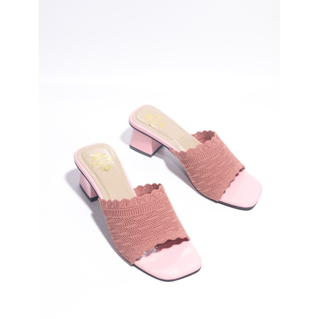 Sandal Hak Tahu Wanita Rajut Import JL04