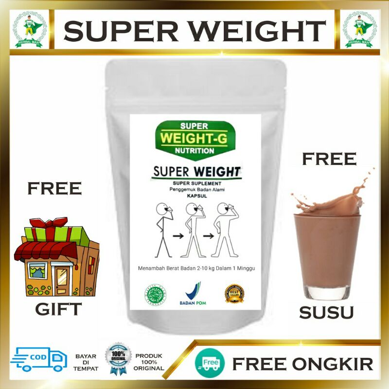 SUPER WEIGHT GAIN - OBAT PENGGEMUK BADAN HERBAL