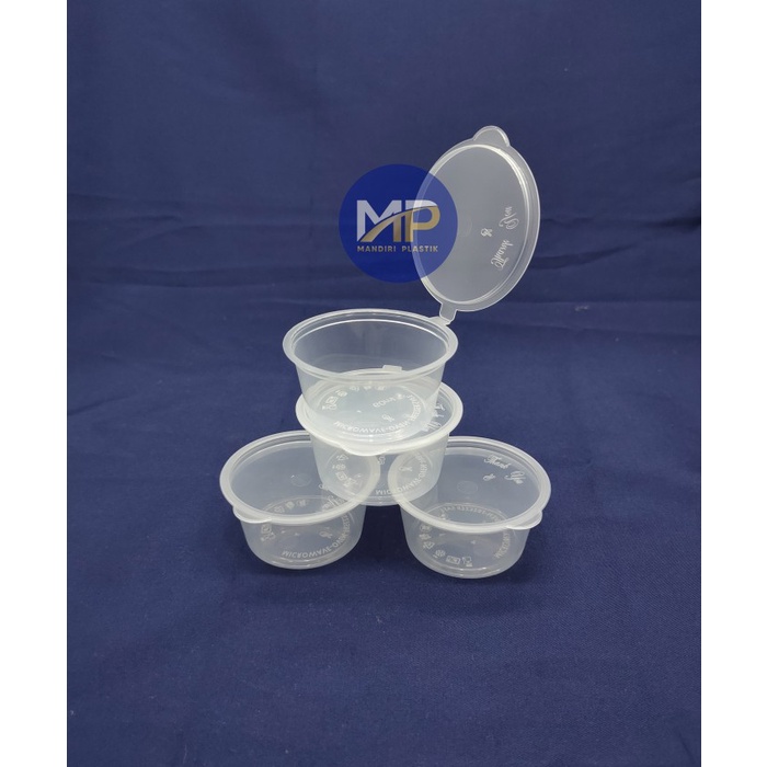 misi- Cup Saus Sambal Klip / Tempat Saus / Thinwall Sauce Cup 60ml - 50pcs