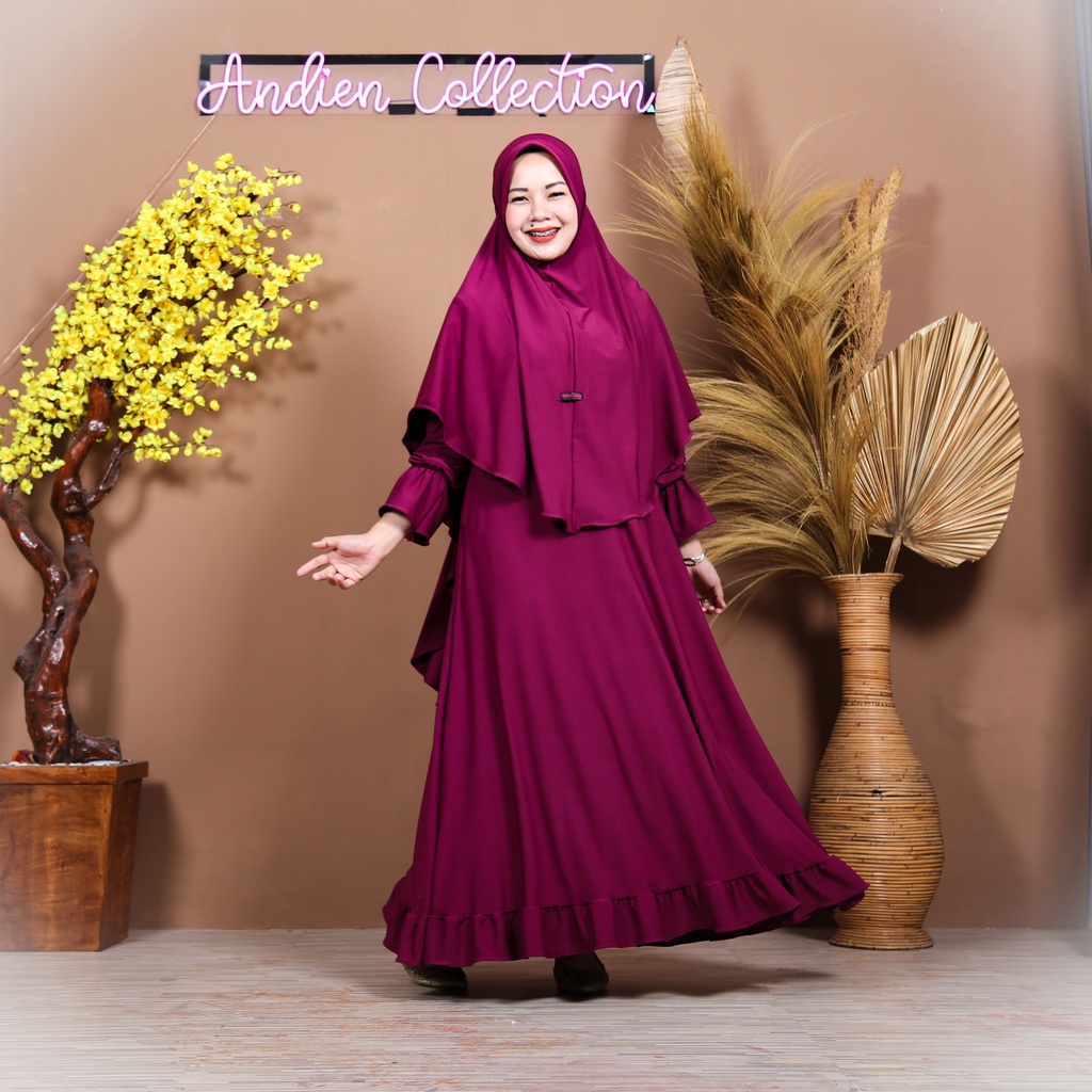 Syabiya gamis set hijab syar'i