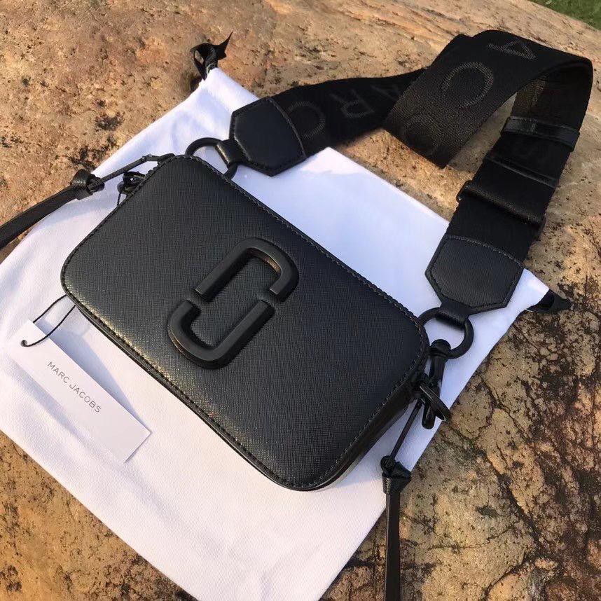 Tas Marc Jacobs The Snapshot DTM Camera Crossbody Bag Hitam Black Original Factory Outlet Impor Asli