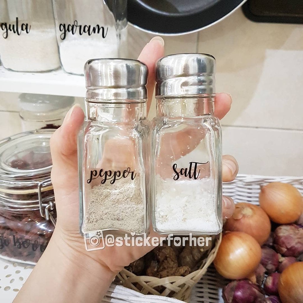 

PREMIUM Stiker Label Bumbu Dapur tinggi 2cm paket 10pcs