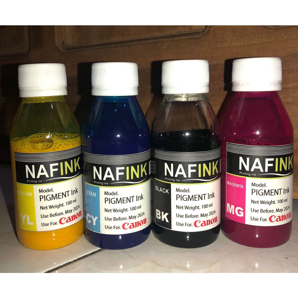 Tinta Pigment Printer Canon IP2770 MG2570 MP287 G1000 G2000 G3000 100ml