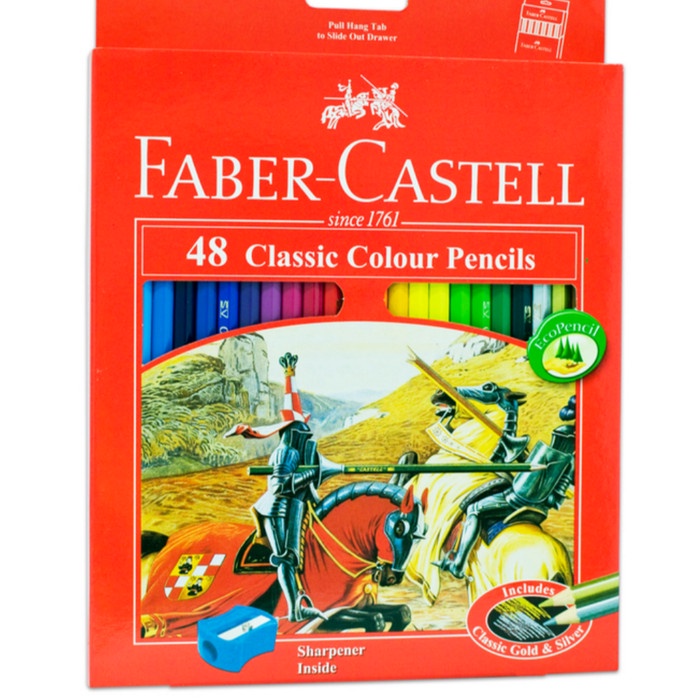 

Nikmati Pensil Warna Classic 48 Colour Faber Castell + Sharperner Bergaransi