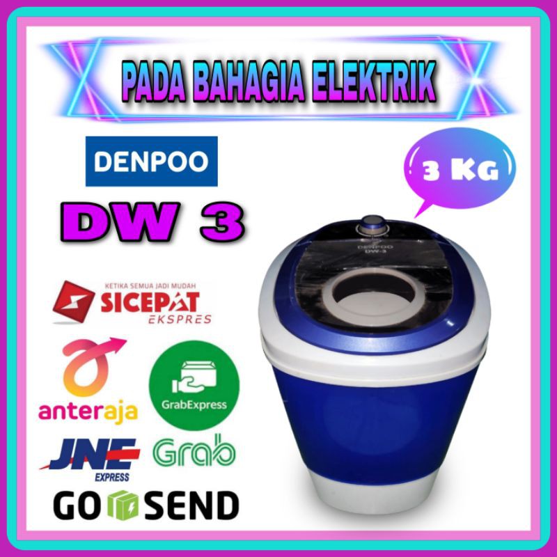 Mesin Cuci mini 3 Kg DENPOO DW 3