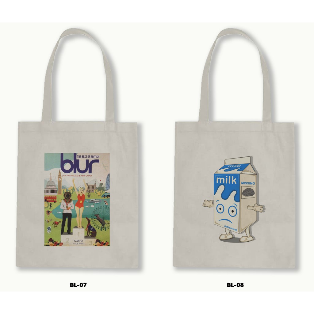 TOTE BAG BLACU - BLUR