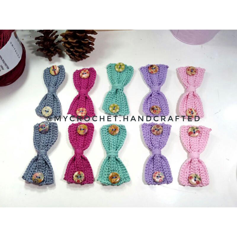 konektor masker penyambung masker rajut anak