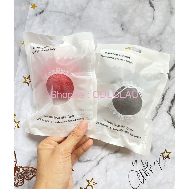 KONJAC SPONGE 100% NATURAL