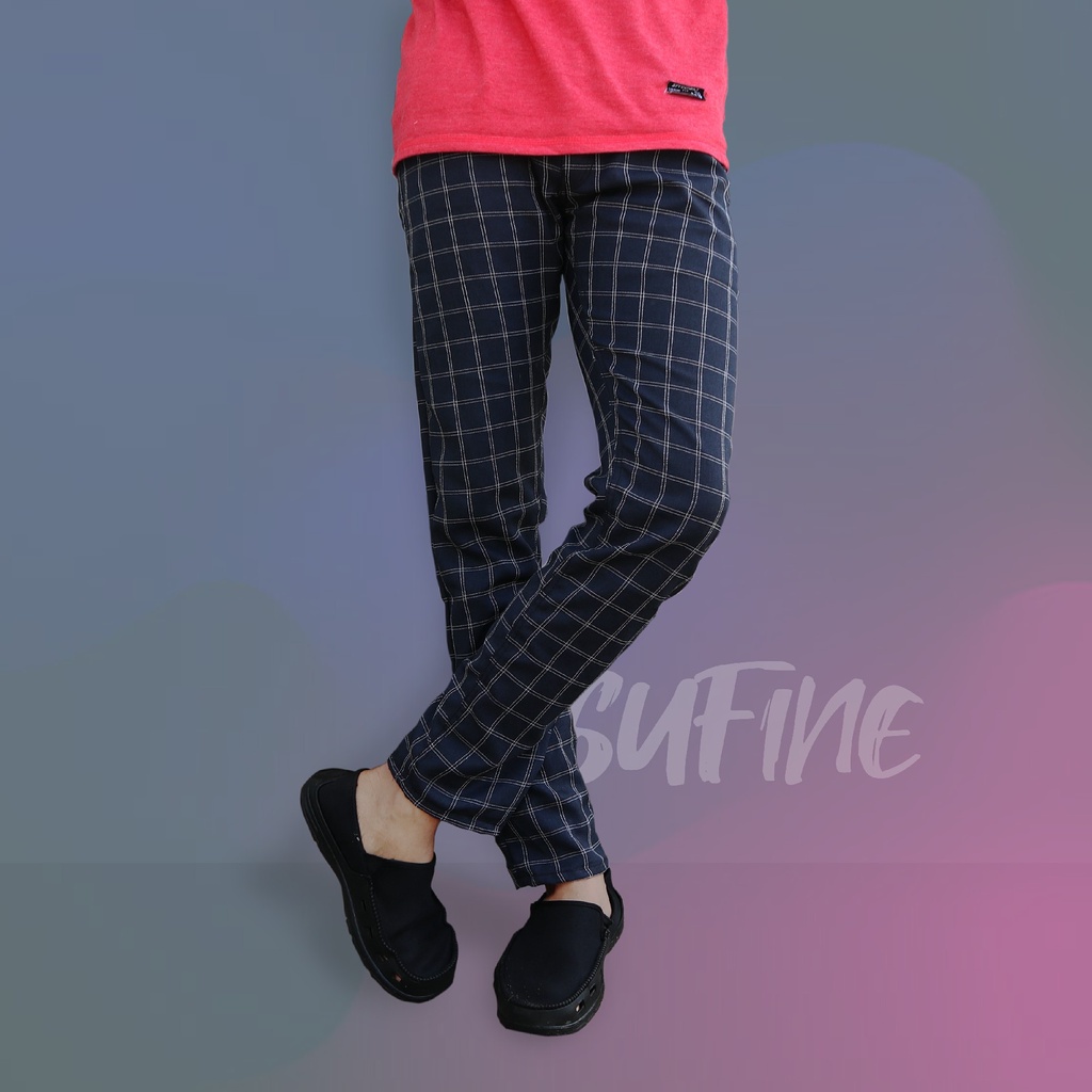 Sufine - Tartan Pants Style